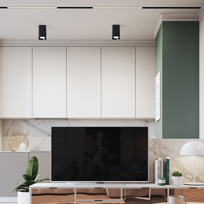 led筒灯嵌入式洞灯5w三色变光桶灯超薄家用客厅天花吊顶孔灯射灯06