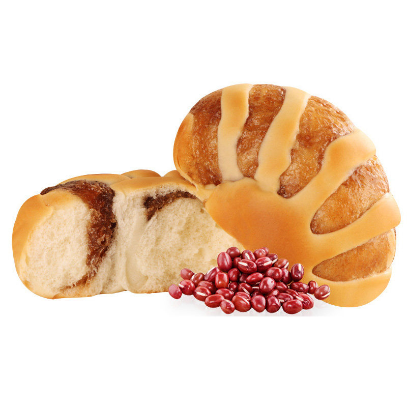 豆沙面包软散装整箱1斤独立小包休闲小吃糕点甜零食品豆沙馅面包-白菜