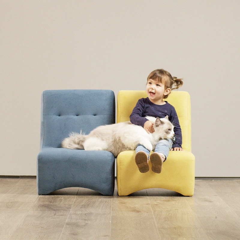 慕容儿童小沙发座椅迷你宝宝坐凳可爱男女孩公主阅读角婴儿懒人椅 - 