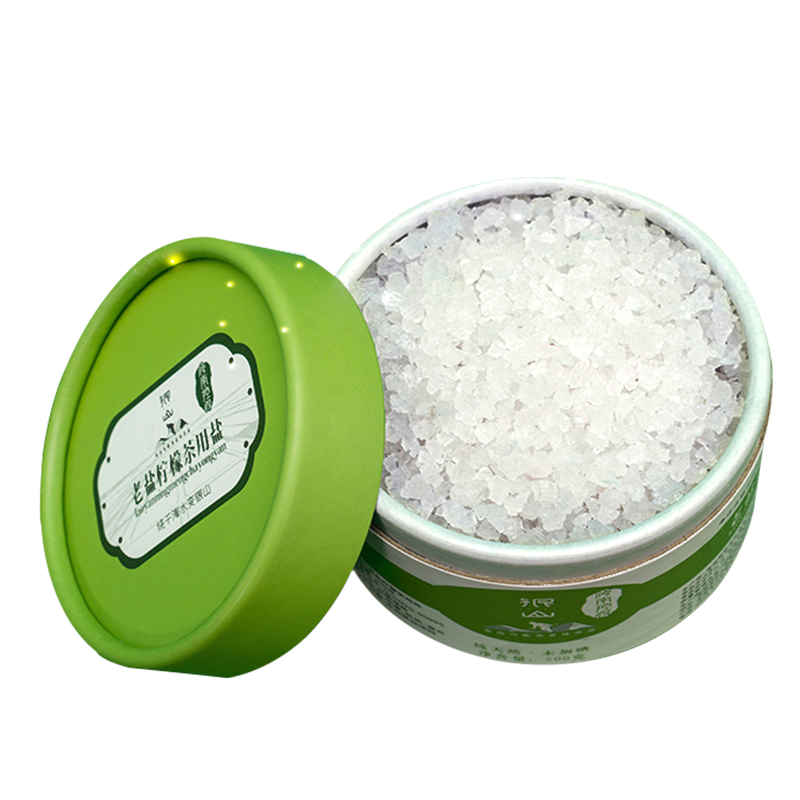 海南老盐柠檬茶用500g莺歌海银山牌大颗粒海盐食盐