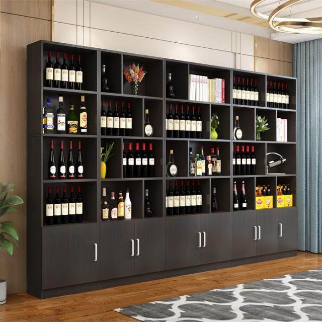 酒柜靠墙商用轻奢极简客厅2021新款高端饭店酒柜