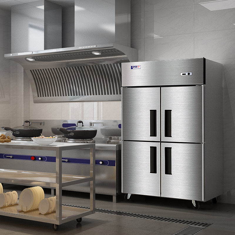 星星酒店保鲜冰柜冷冻冷藏双温大容量厨房商用展示柜