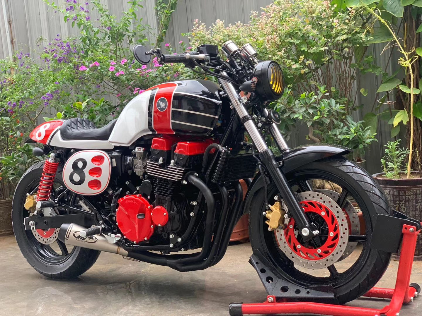 进口街车重机公路跑车水冷排量复古本田四缸摩托车整车