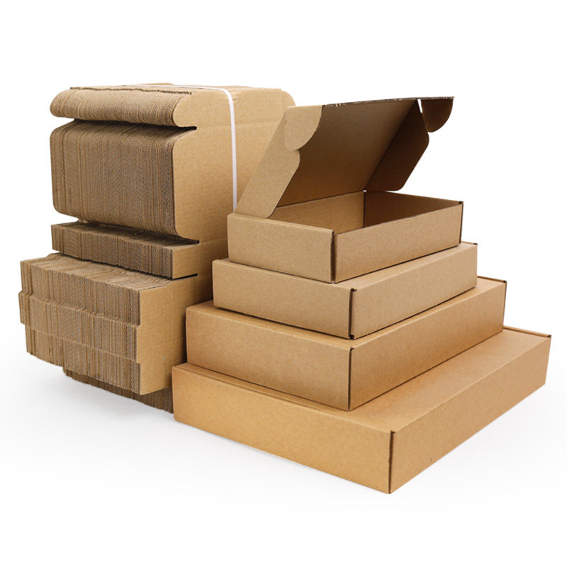 飞机纸盒纸箱牛皮纸牛皮盒特快递扁平盒子打包飞机盒