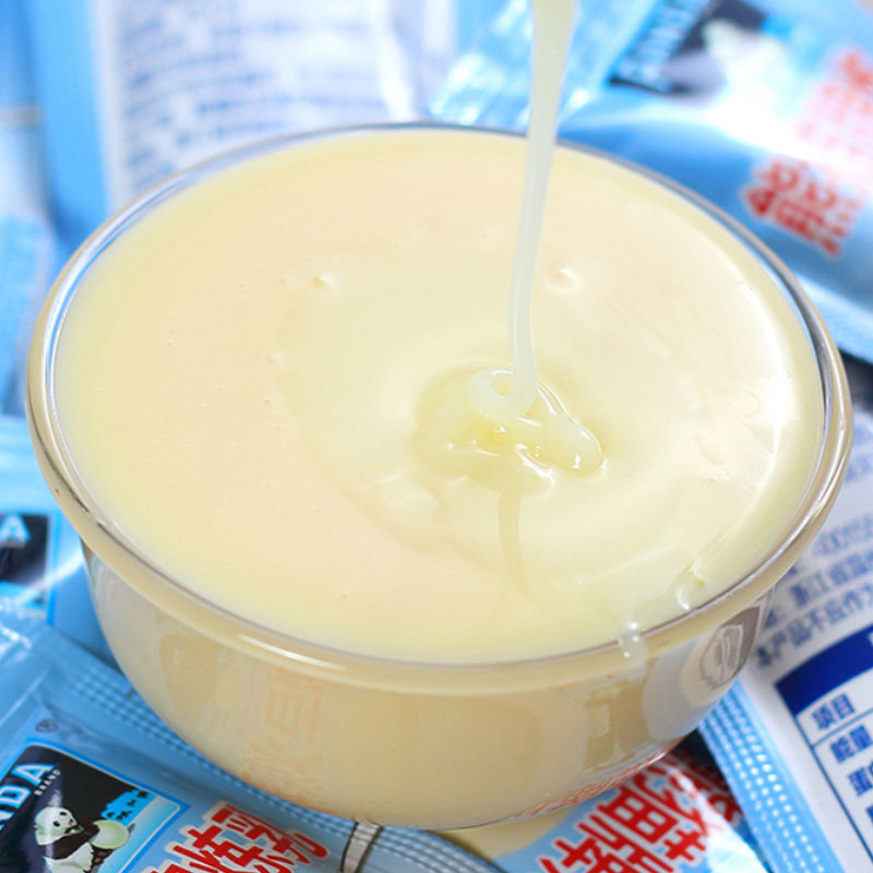 【20包】熊猫牌炼乳12g小包20包装小袋散装涂抹馒头咖啡伴侣烘焙