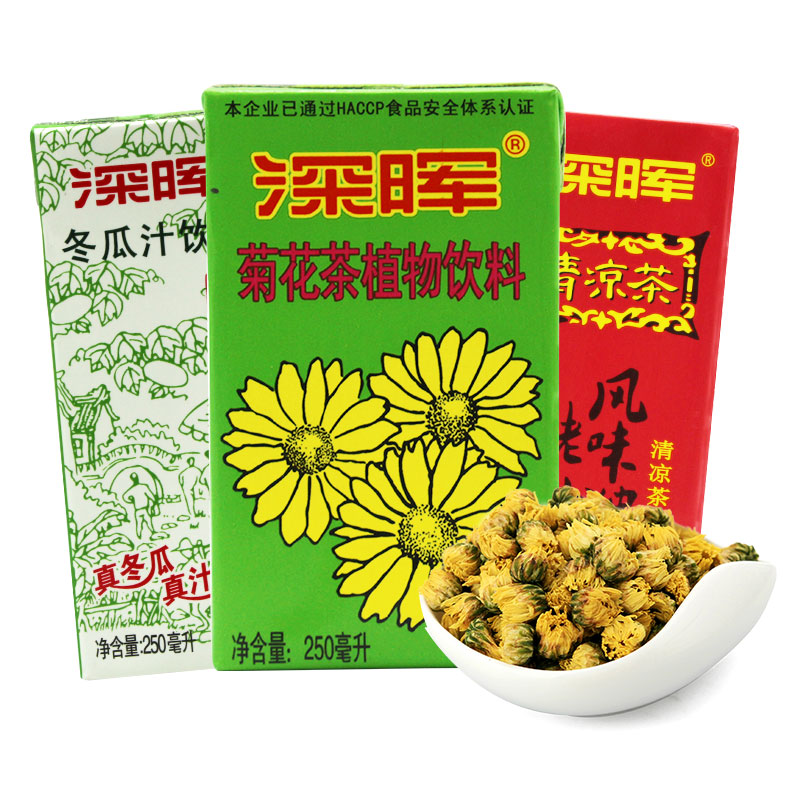 冬瓜茶饮料整箱深晖菊花广东清凉凉茶夏季解暑茶饮料