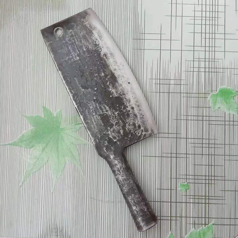 菜刀家用越南手工锻打斩切两用文武切片砍骨菜刀