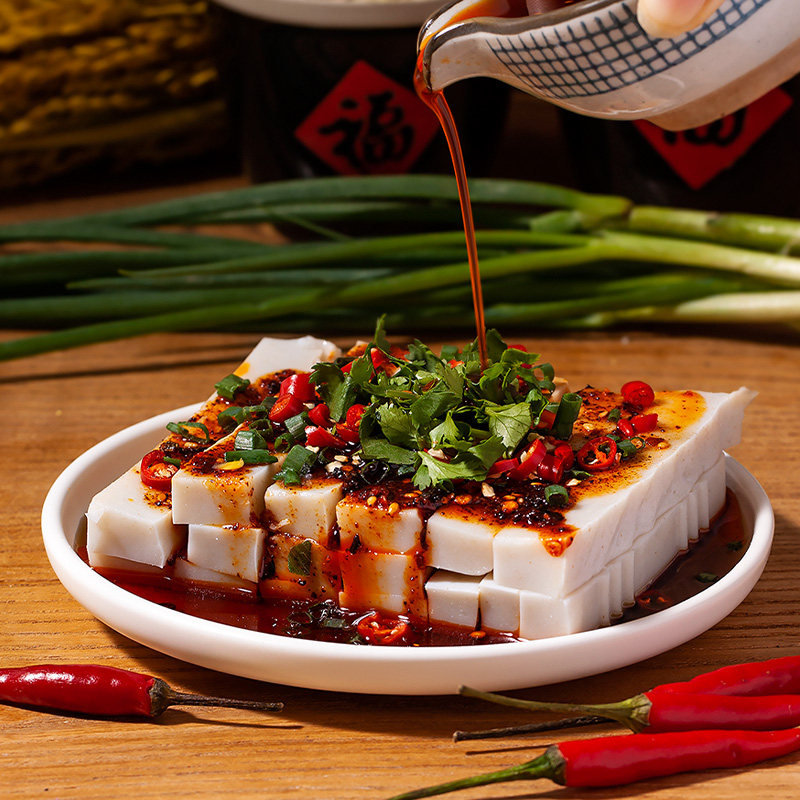 陕西特产胖胖荞麦凉粉方便速食碗托传统传统美冲泡方便面