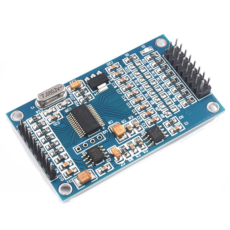 adads125624位8通道模块高精度采集数据数据采集采集卡开发板