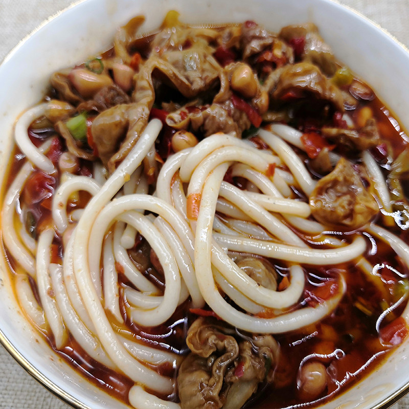 米粉湖南邵阳南门门口手工早餐速煮煮干圆粉螺蛳粉