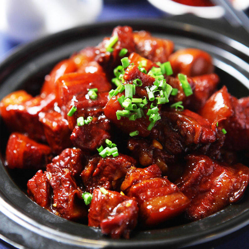正宗肉食方便酒菜下酒卤味熟扣碗装卤肉红烧猪肉类
