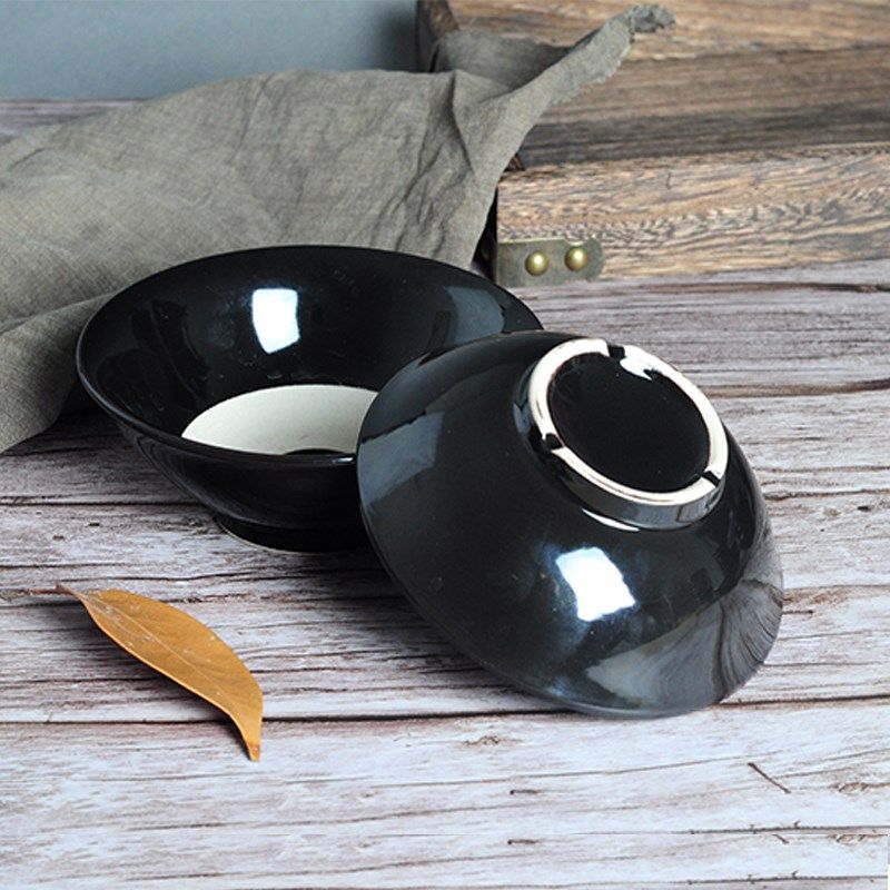 酒碗古风老式粗土砂碗仿古复古扣肉蒸碗水浒传碗