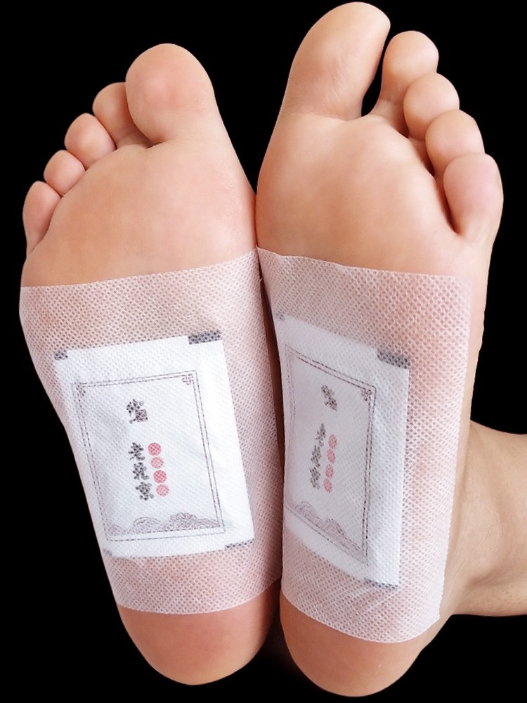 修正老北京足贴养生睡眠去湿气脚贴女艾草艾叶生姜足贴足底去湿贴