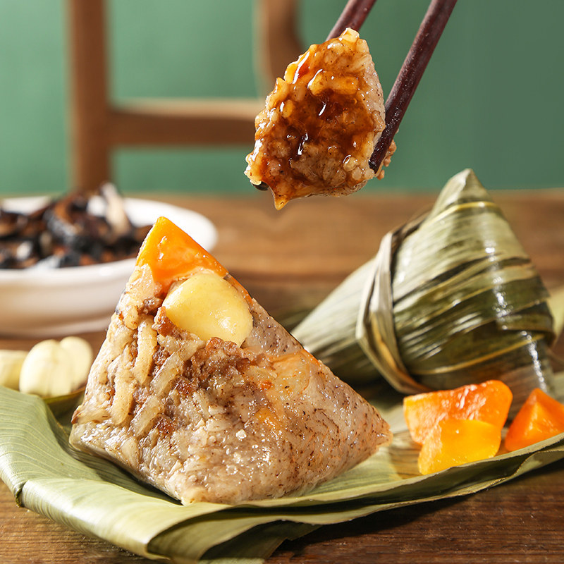 肉粽粽子潮汕特产蛋黄鲜肉豆沙手工新鲜速食粽子