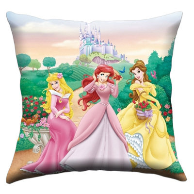 冰雪奇缘白抱枕头靠垫公主莎安娜艾亚卡通周边靠垫