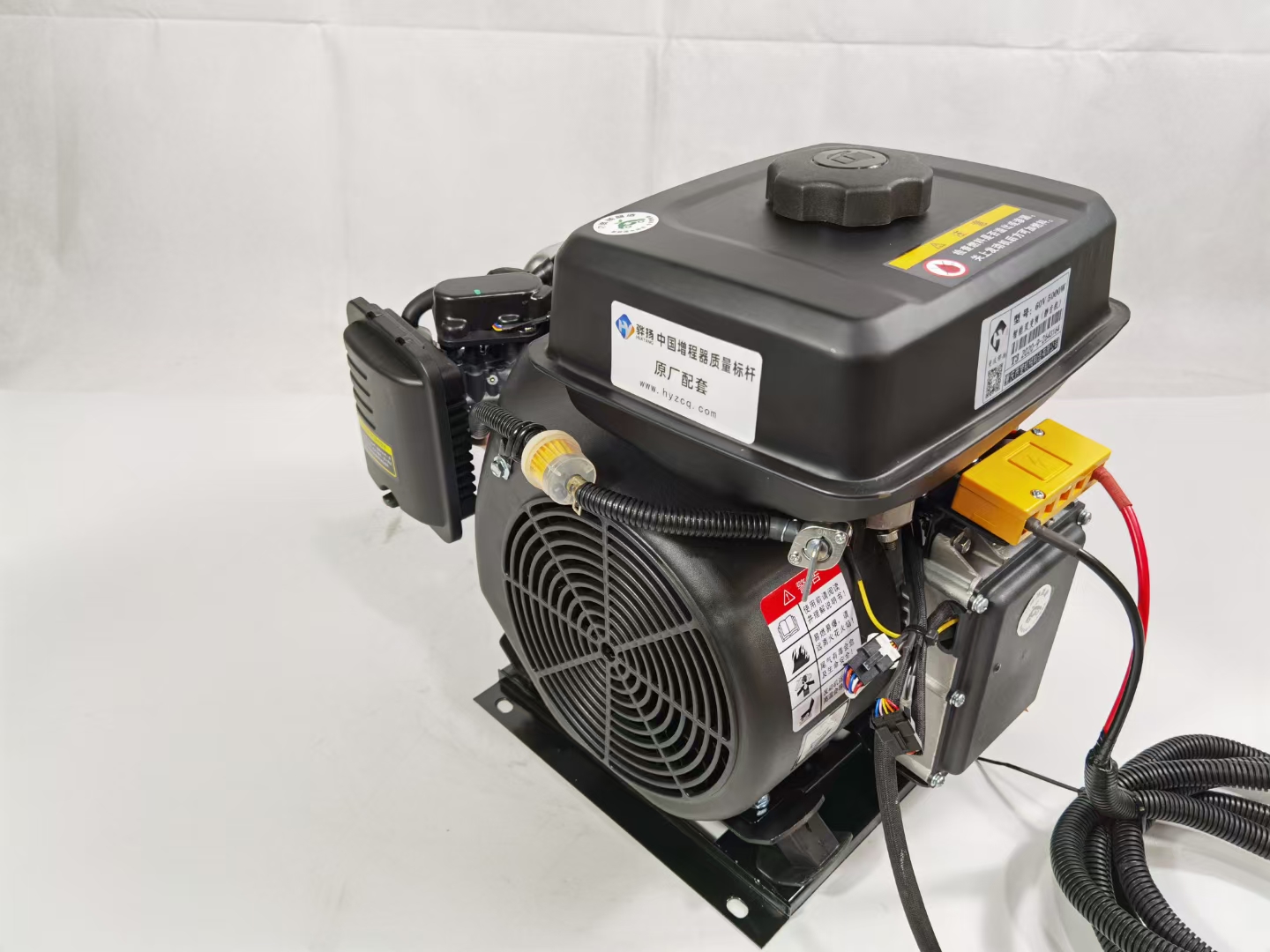 日本静音四轮发电机重庆骅扬电动车一体增程48v72v