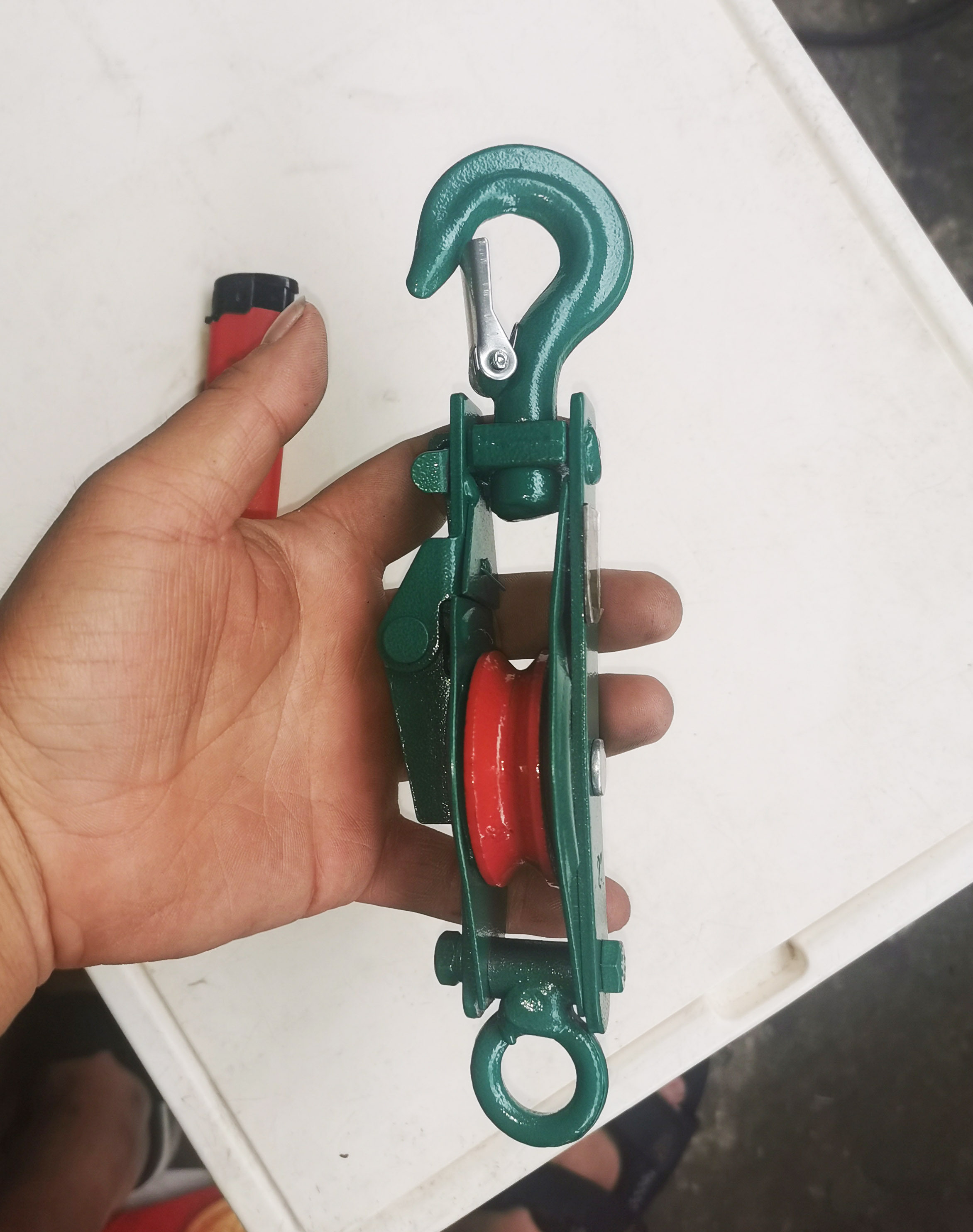 滑轮微型吊勾吊环日式精品强力起重滑车钢丝绳起重滑车