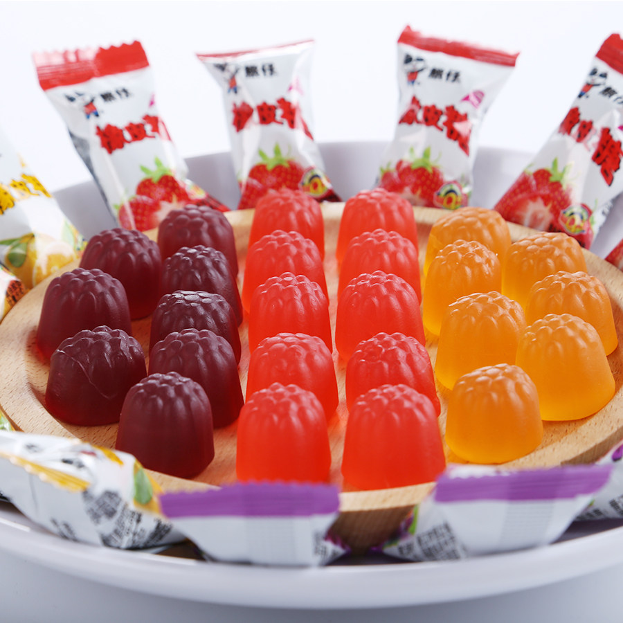熊仔qq糖果散装发批迷你橡皮橡皮糖糖水果味糖果