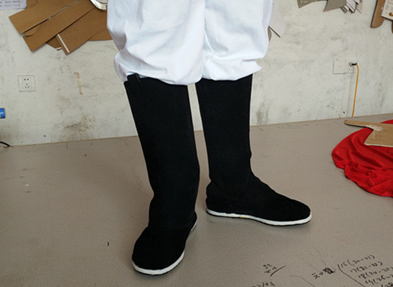官靴平底古代男子清朝古装高帮朝老爷戏曲戏剧古典舞鞋