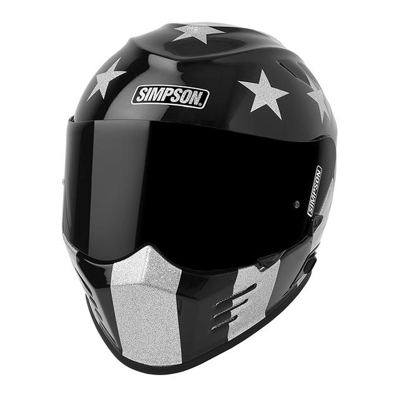 辛普森ghostbandit头盔赛道武士碳纤维全盔哈雷杜卡迪摩托车头盔