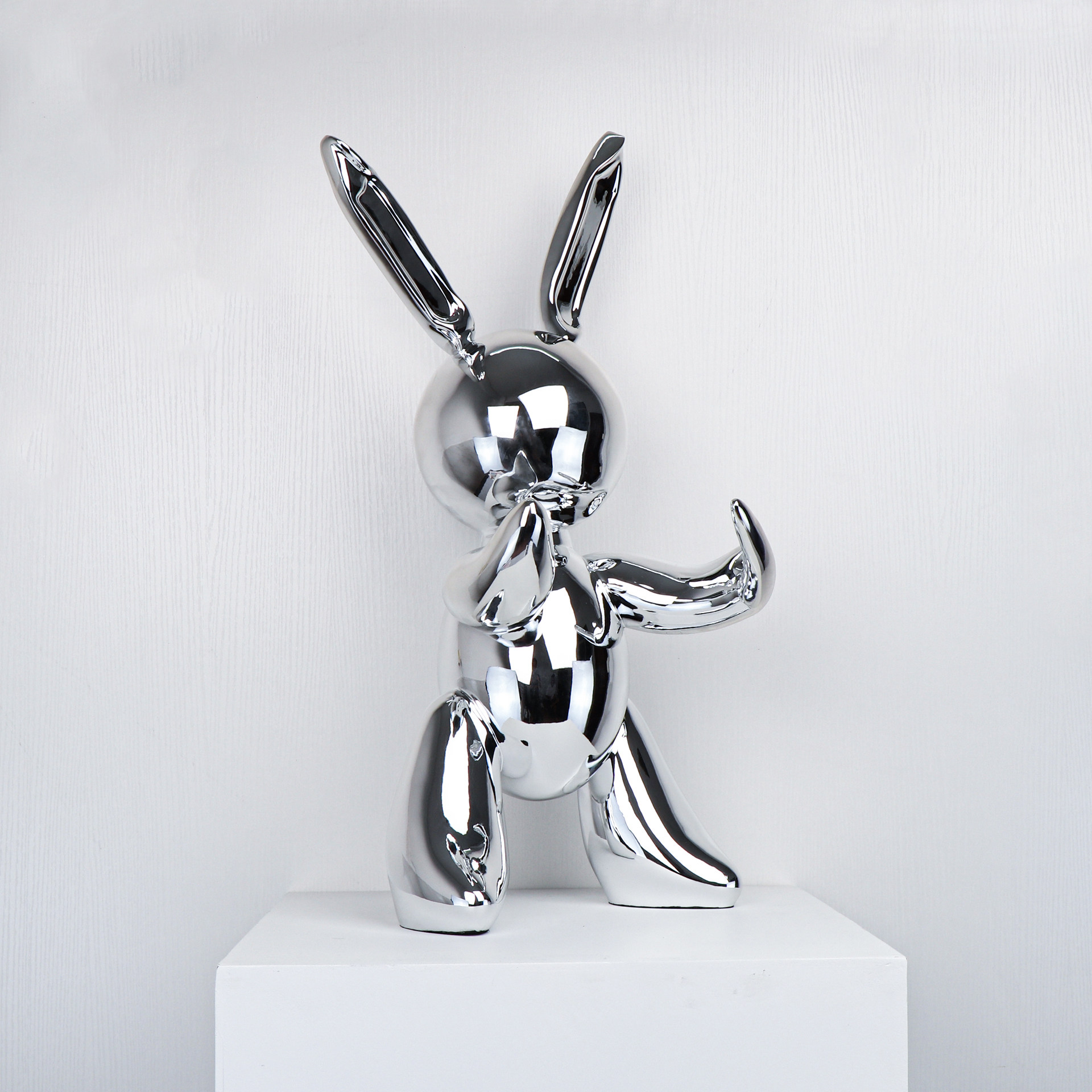 欧式杰夫昆斯兔子雕塑酒店前台售楼处软装创意创意礼品