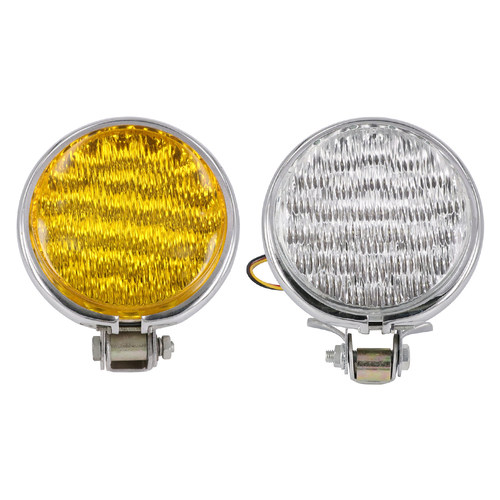 总成摩托车改装前大灯雅马哈ktm本田通用圆形led摩托车车灯