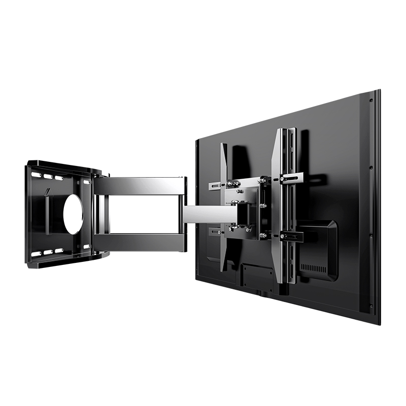 适用于tcl电视伸缩挂架旋转壁挂支架折叠75英寸电视机架