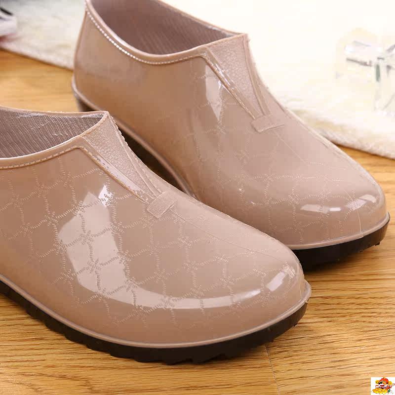 低帮浅口防滑雨靴防水鞋胶鞋套鞋雨鞋女鞋厨房工作耐磨轻便成人夏