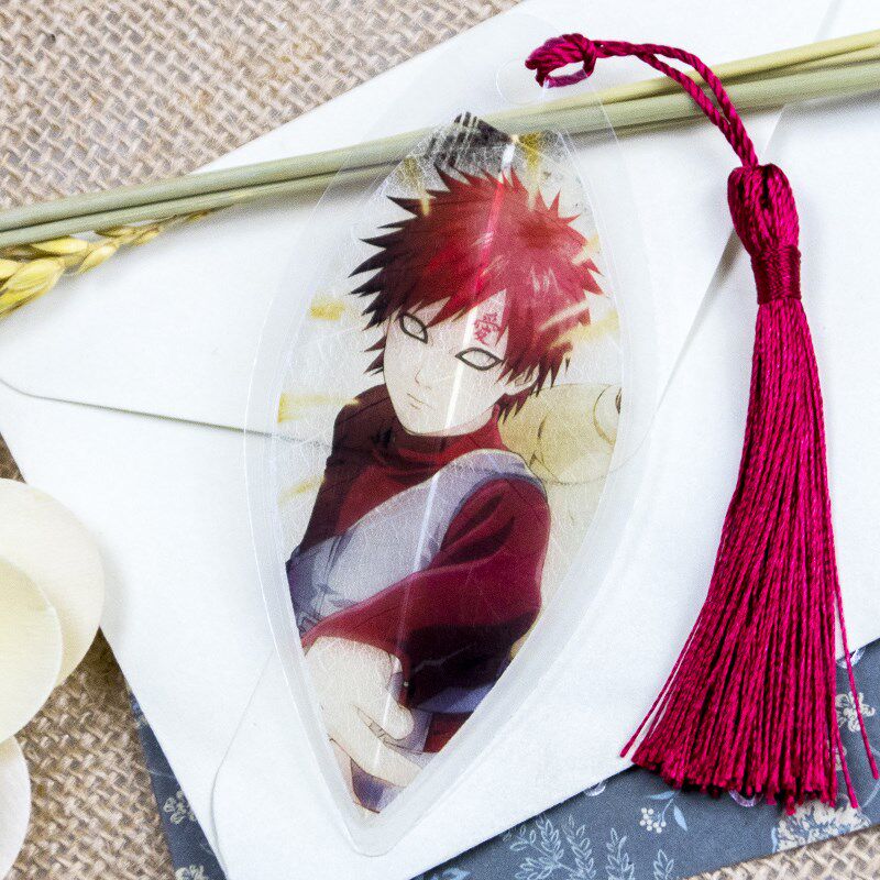 火影忍者鸣人佐助小樱同款周边叶脉书签动漫卡通人物书签