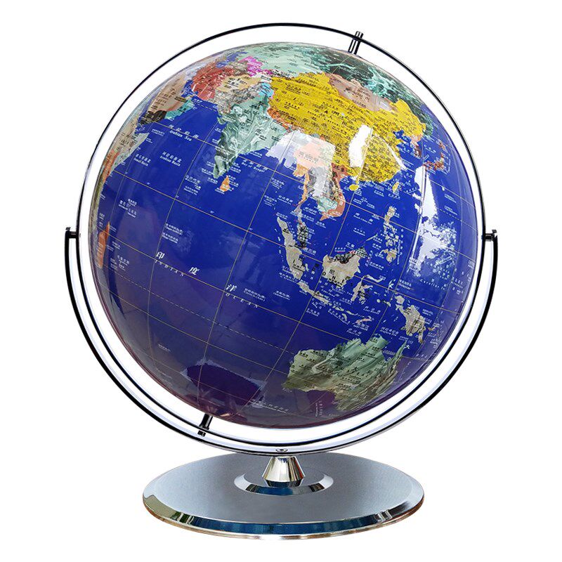 地球仪家居台式创意落地特大号初一初中生50cm装饰地球仪