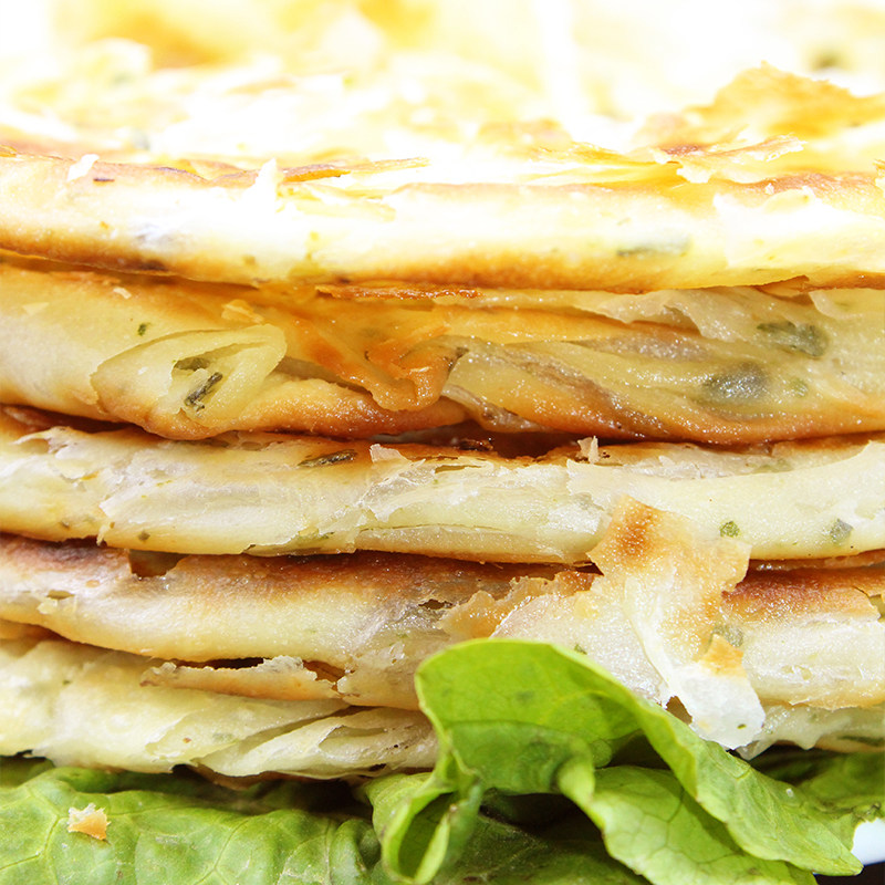 老上海葱油饼90g*20片大分量早餐速食面饼家庭装包邮手抓饼摆摊商