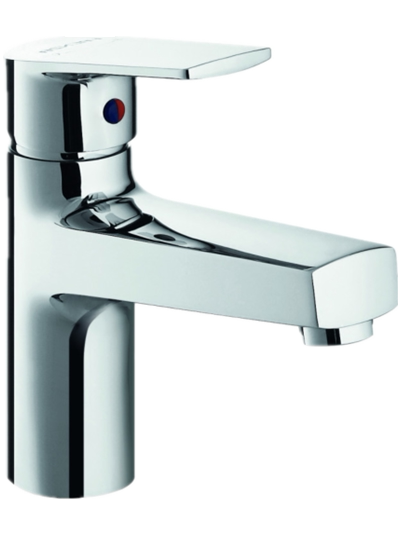 法恩莎卫浴卫生间精铜冷热冷热水水龙头单孔洗手盆洗面面盆龙头