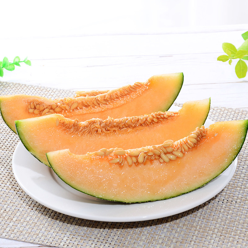 沙漠蜜瓜网纹新鲜甜瓜整箱当季孕妇水果西州哈密瓜
