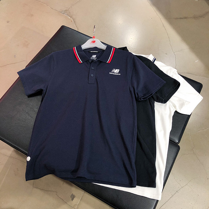 newbalancenb21男子翻领针织polo运动休闲短袖amt01983运动polo衫
