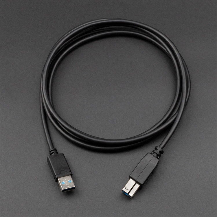 数据线usb3.0打印机公对to方口光驱硬盘盒连接线amusb延长线