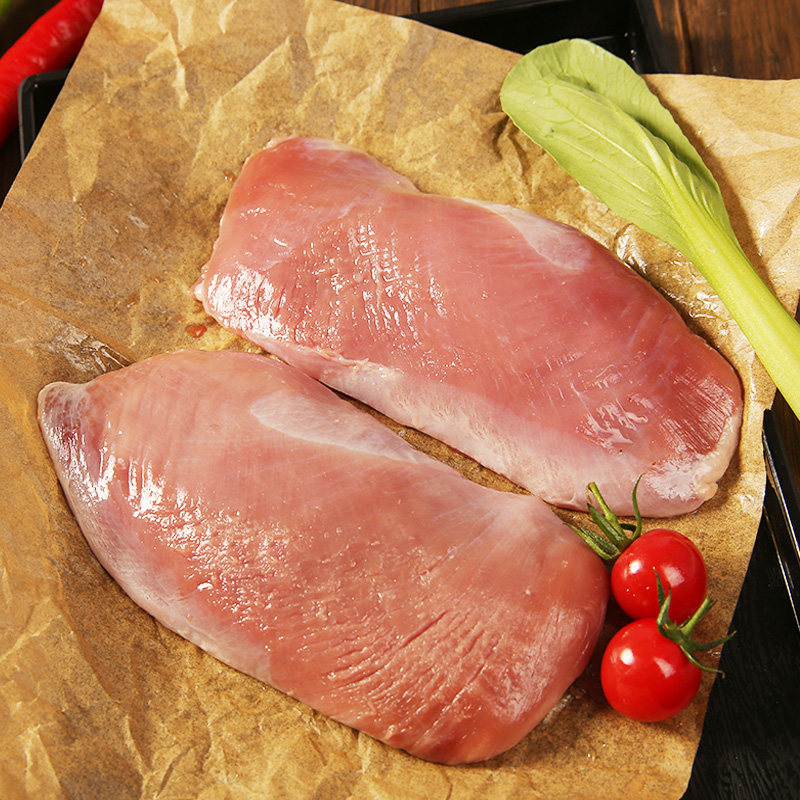 顺丰速运新鲜去皮鸭胸肉冻冻干商用批发鸭货2件鸭肉