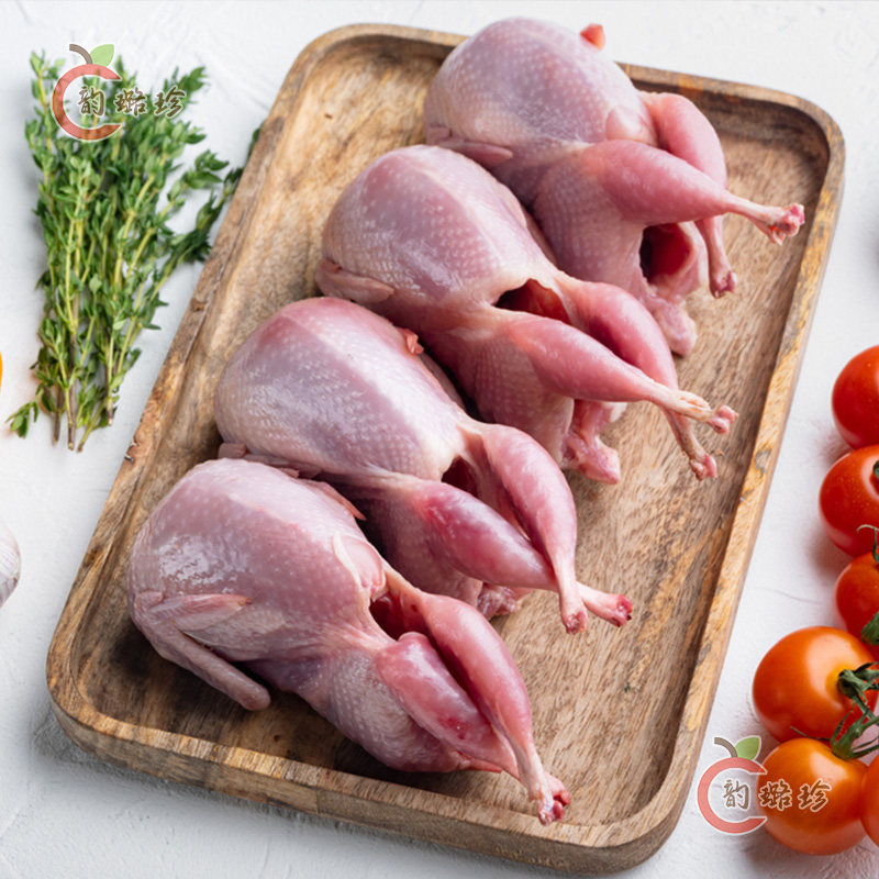 新鲜鹌鹑肉母鹌鹑冷冻白条鹌鹑烧烤油炸生骨肉现杀10只大鹌鹑包邮