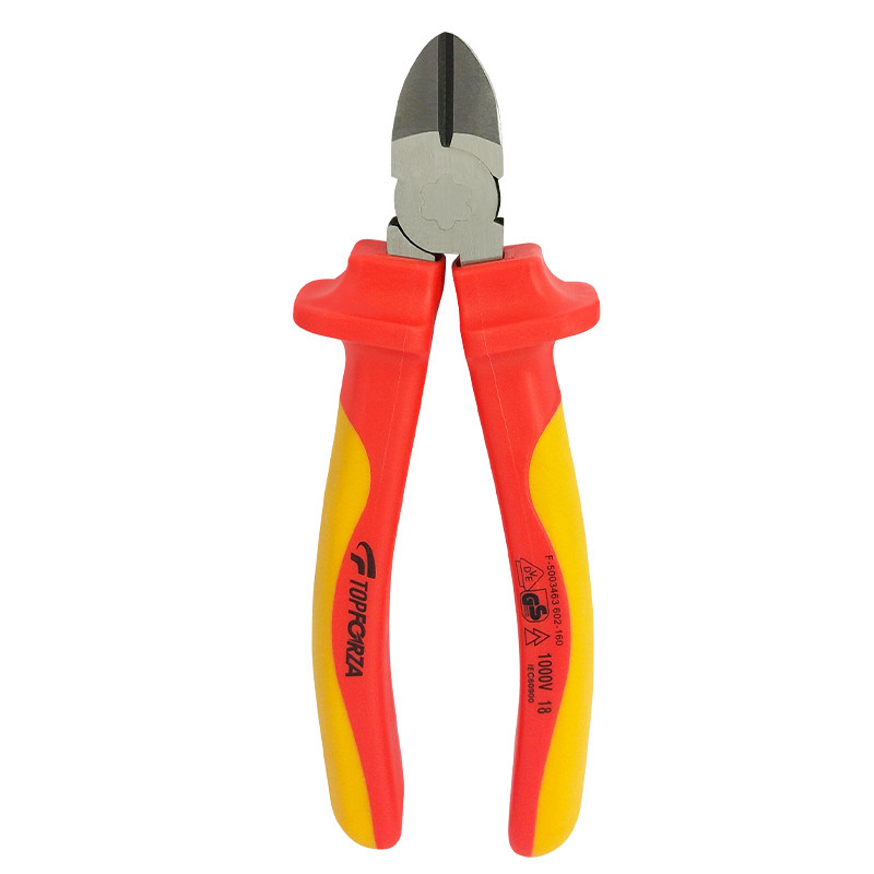 拓伏vdeec893进口高压绝缘斜嘴1000v斜口钳偏口钳子斜嘴钳