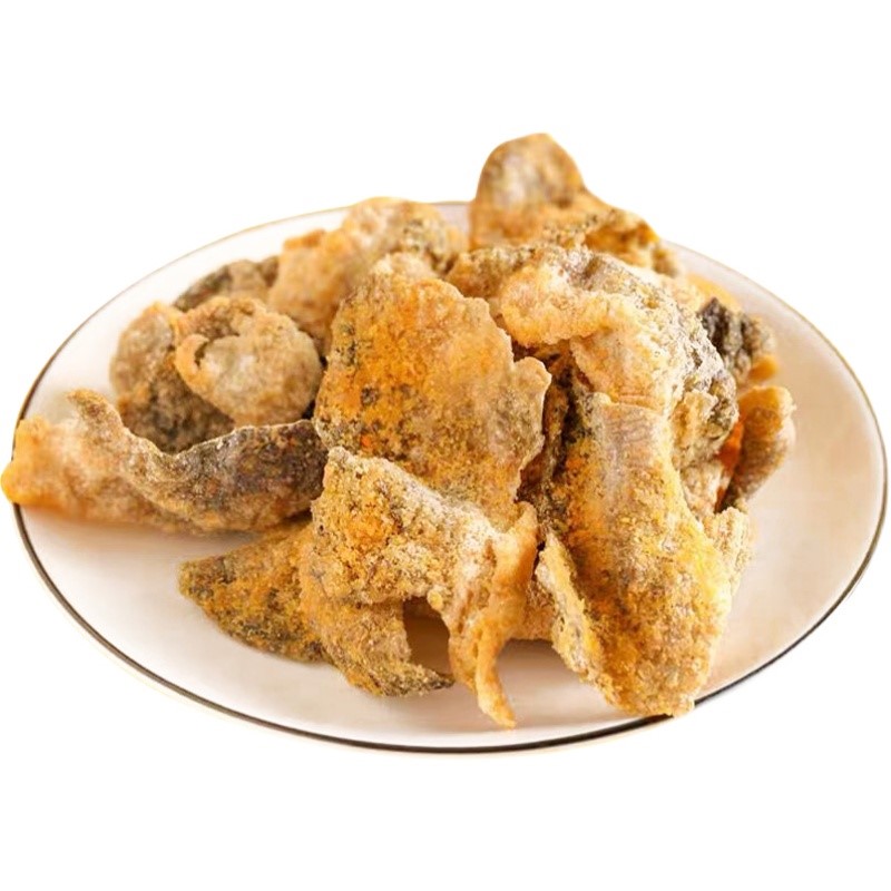 香脆蛋黄黄鱼皮即零食网红鳕鱼皮海鲜鱼皮脆即食鱼零食