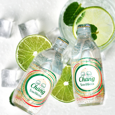 泰国进口大象苏打水chang整箱24瓶泰象无糖网红饮料原味气泡饮用水