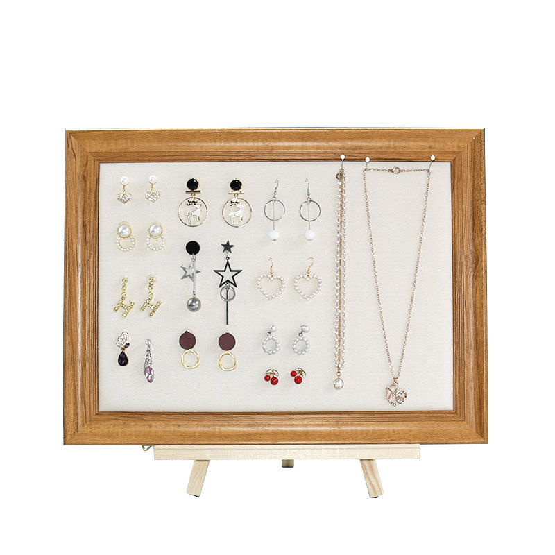 项链相框首饰饰板挂墙耳环收纳家用手链架子首饰展示架