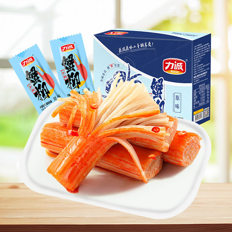 力诚手撕蟹柳蟹肉棒10支