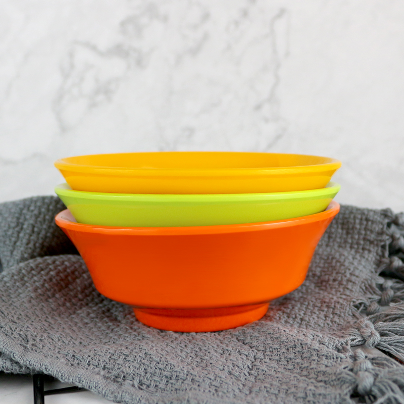 清华厨具密胺5寸宫廷碗防快餐餐具火锅店小碗碗