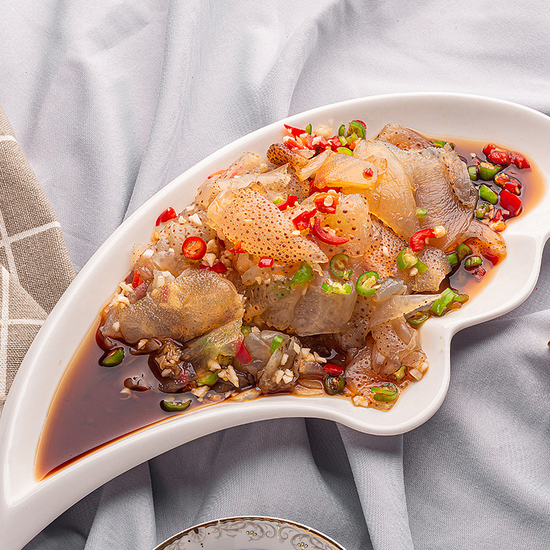 七星海蜇200g酒店饭店小吃半成品特色菜食材凉菜凉菜