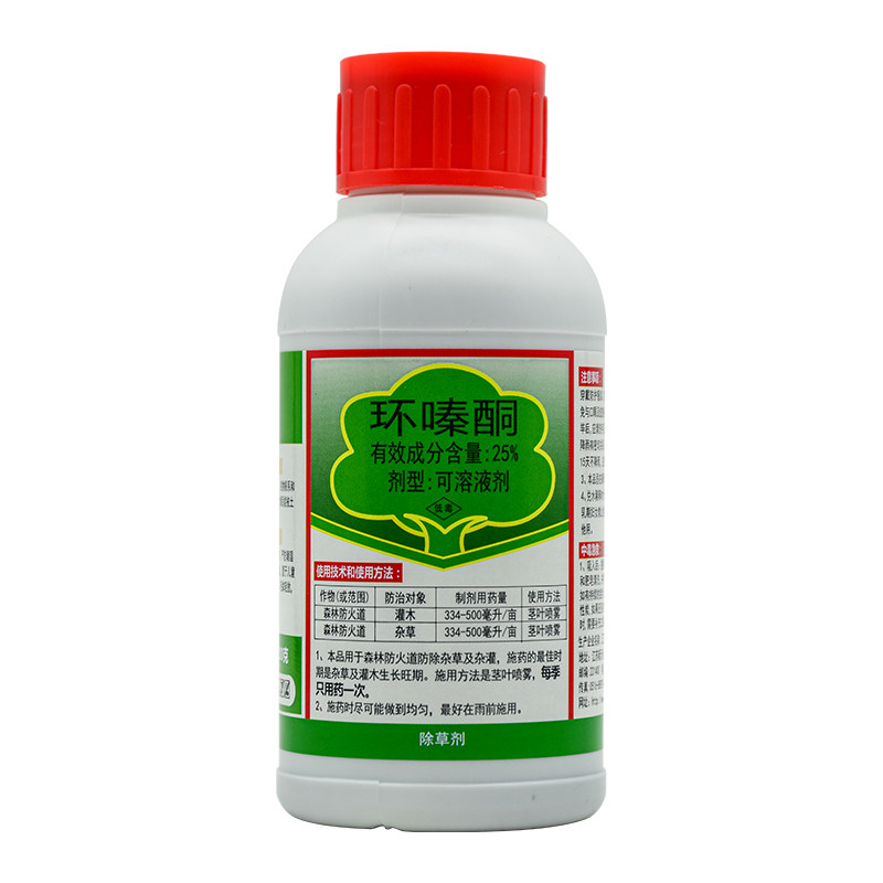 环嗪酮杀大树药专用药杀竹子除树烂根剂死树剂除树药杂竹净除草剂