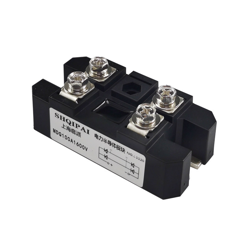 mdq100a1600v单相整流模块mdq30a100a250a500a16大功率直流电整流器
