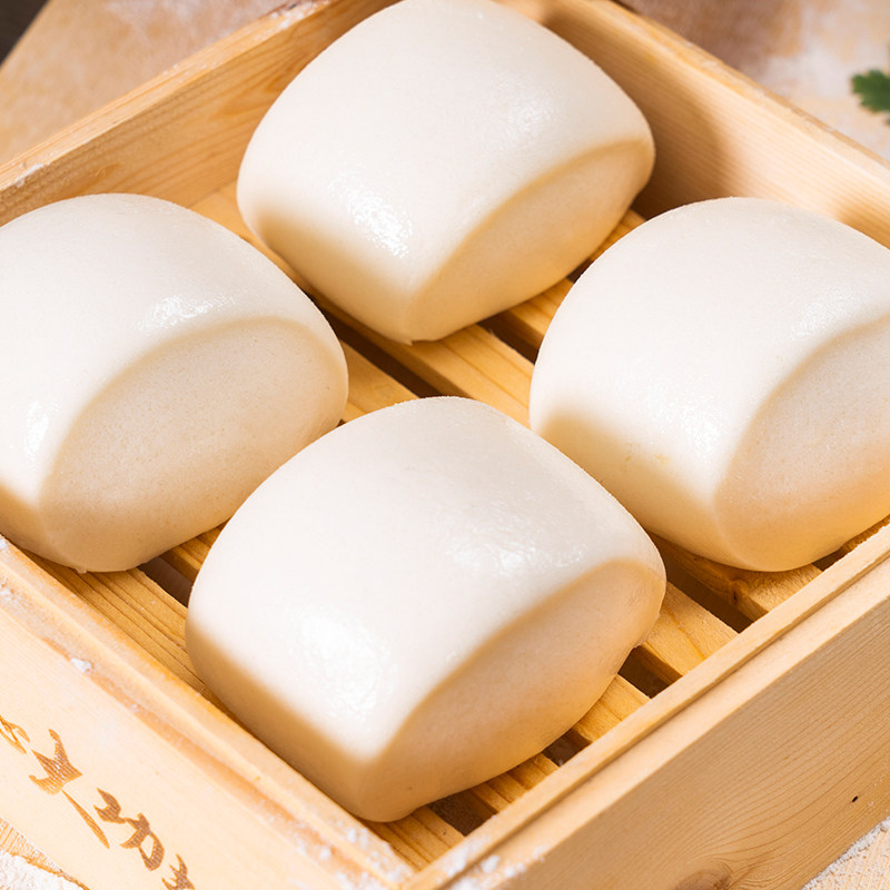 光头早餐广式包点儿儿童小馒头面粉包子南北馒头包点