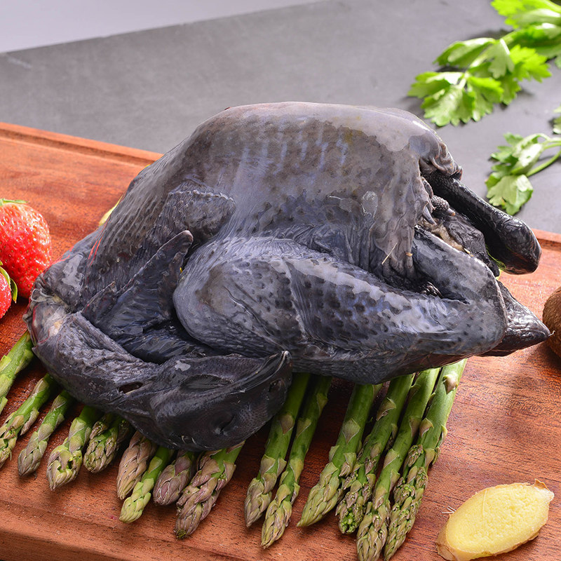 散养山鸡草鸡五黑黑羽乌骨鸡农家赤水现杀生鲜整鸡