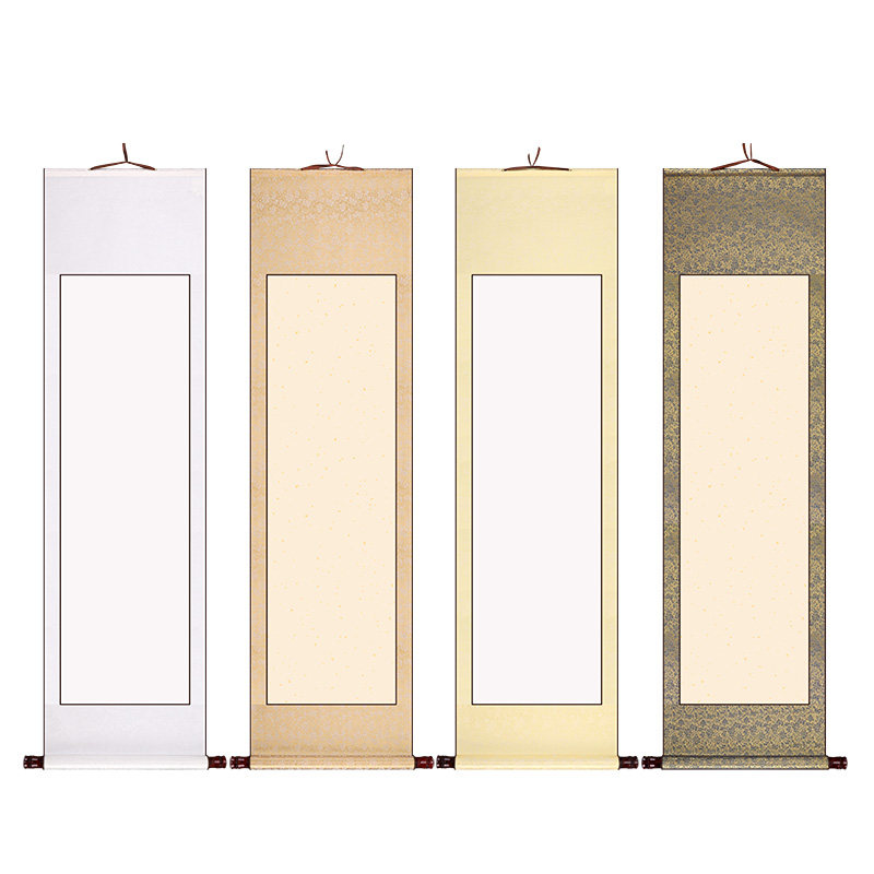 承化空白书画挂轴宣纸卷轴书法国画作品中堂装裱宣纸