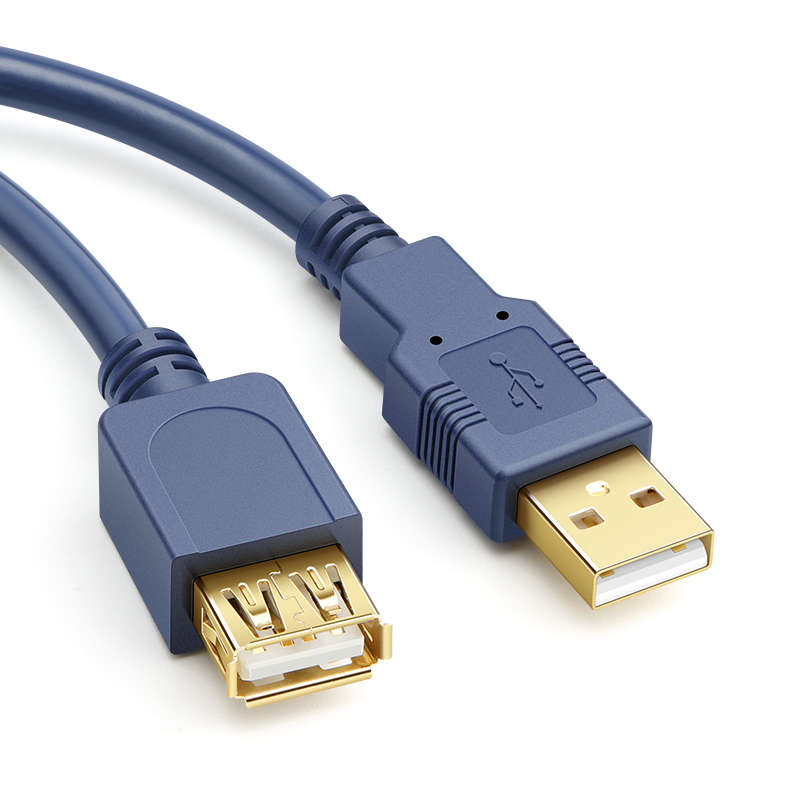 usb延长线电脑键盘鼠标连接数据线打印机usb风扇连接线